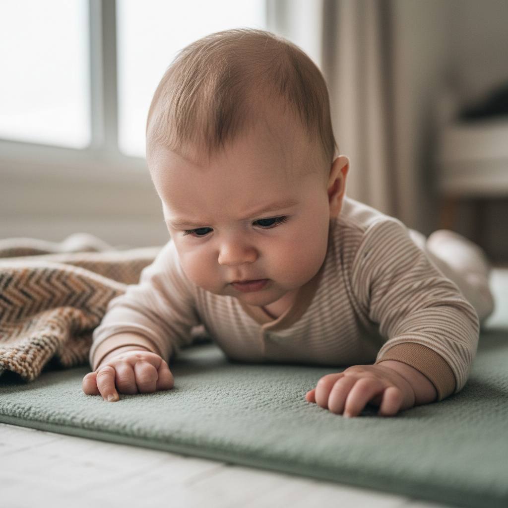 Wenn Babys die Bauchlage hassen: Warum es keine Faulheit, sondern Biologie ist